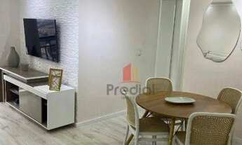 Imagem 6: Apartamento Mobiliado e Decorado. Prontinho com 3 dormitórios para locação, 59 m² - Vila C