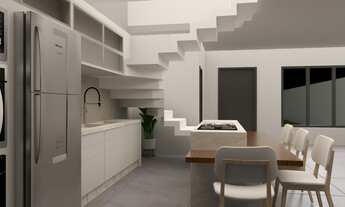 Imagem 5: Sobrado no Tropical 3 com 1 suíte com closet, 2 demi suítes, 2 vagas de garagem e sobra de