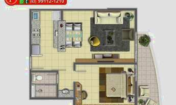 Imagem 2: Apartamento Mobiliado 1 Quarto Green View Dom Pedro