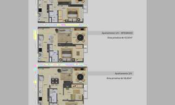 Imagem 4: Ocean House, Apartamentos de 1 e 2 Quartos, frente a Praia de Jaguaribe. (C3