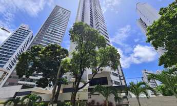 Imagem 2: Apartamento com 110 m² de ÁREA PRIVATIVA com 3 quartos sociais (1 suíte) em Boa Viagem - R