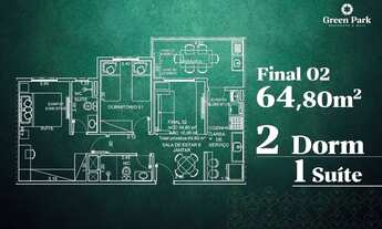 Imagem 7: Apartamento para venda com 59 metros quadrados com 2 quartos