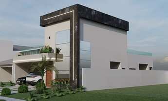 Imagem 5: Casa em fase final de acabamento ( Terras Alphaville 2