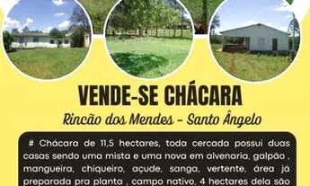 Imagem: AR 2861) 11,5 Hectares - Rincão dos Mendes