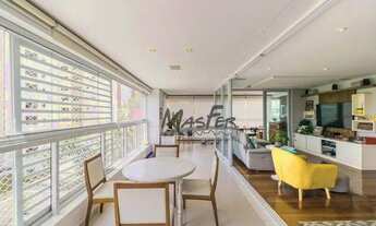 Imagem 7: Apartamento com living amplo para 3 ambientes, 3 suítes + dormitório/escritório, 4 vagas