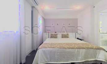 Imagem 6: Flat disponível para locação em Moema, contendo 33m², 1 dormitório e 1 vaga de garagem