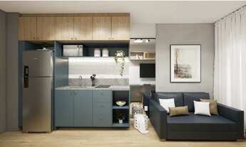 Imagem 3: Apartamento 1 dormitório mobiliado e decorado - My One Estação Brooklin - Próx. metrô