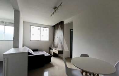 Imagem 2: Apartamento semi mobiliado no bairro Santa Catarina com 2 quartos, cozinha com armários so