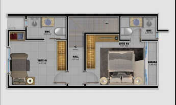 Imagem: TS Casa em condomínio fechado- duplex