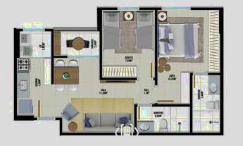 Imagem 5: Apartamento com 2 quartos no Eldorado Parque Iguaçu - Bairro Parque Oeste Industrial em G