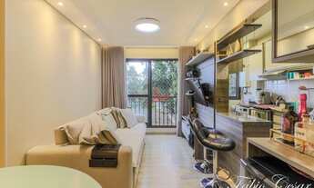 Imagem 2: Excelente apartamento no Campo Comprido, 3 dormitórios, com churrasqueira a carvão na cozi