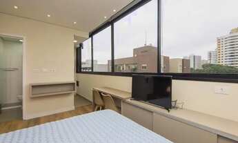 Imagem 4: Apartamento com 1 dormitório para alugar, 19 m² por R$ 3.020,00/mês - Água Verde - Curitib