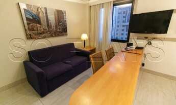 Imagem 4: Flat Times Square em Moema para locação. prox a Av. Ibirapuera e ao Metrô Moema!