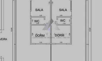Imagem 2: Lado praia Casa com 2 dormitórios e 2 wc sendo 1 suíte 54 M2 área construída e