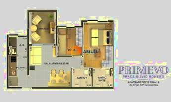Imagem 2: Apartamento à venda, 1 quarto, 1 suíte, 1 vaga, Vila Gomes Cardim - São Paulo/SP