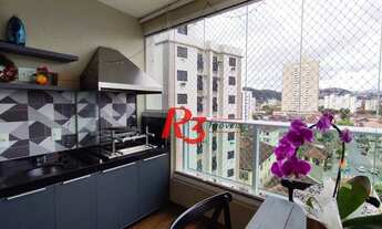 Imagem 5: Apartamento com 2 dormitórios à venda, 64 m² por R$ 715.000,00 - Campo Grande - Santos/SP