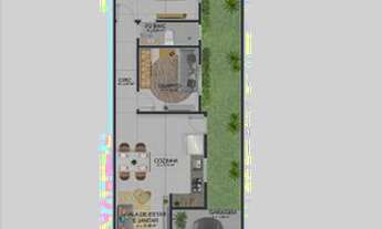 Imagem 3: Casa duplex para venda com 61 metros quadrados com 2 quartos em Jóia - Timon - MA