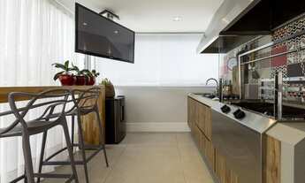 Imagem: Cobertura mobiliada no Passeio Pedra Branca