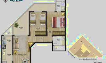 Imagem 5: Apartamento 02 Quartos com suíte - Edifício Modigliani - Jardim de Camburi - Vitória/ES