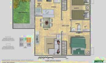 Imagem 5: Apartamento residencial à venda, Parque Chapada dos Pampas, no bairro Chácara dos Pinheiro