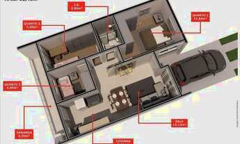 Imagem 5: CASAS COM 3 DORMITÓRIOS NO BAIRRO SANTA CÂNDIDA EM CURITIBA