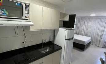 Imagem 3: Flat Qt e Sala Tipo Studio Mobiliado no Beach Class Ilha do Leite. Andar Alto