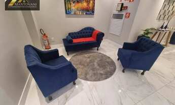 Imagem 3: Apartamento com 1 dormitório à venda, 54 m² por R$ 320.000,00 - Vila Guilhermina - Praia G