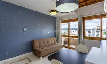 Imagem 3: Apartamento estilo loft mobiliado no bairro Petrópolis com vaga coberta e sacada!