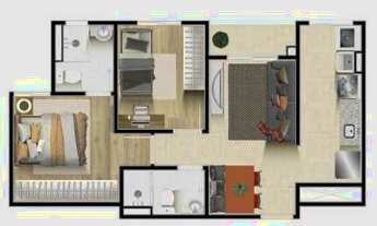 Imagem 3: **APARTAMENTO NO JD. ORIENTE - 02 DORMS C/ SUÍTE**