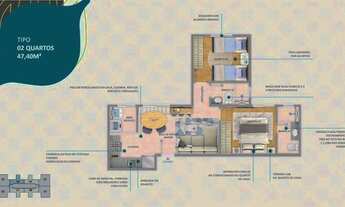 Imagem: 3.000 Reais de Sinal- Apto 2 Quartos Suíte