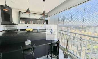 Imagem 4: Apartamento com varanda gourmet, 2 dormitórios + 1 closet para alugar, 102 m² por R$ 6.000