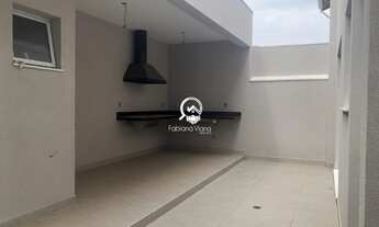 Imagem 4: Lindo sobrado novo com construção isolada com 3 quartos sendo 1 suite, área gourmet com ch