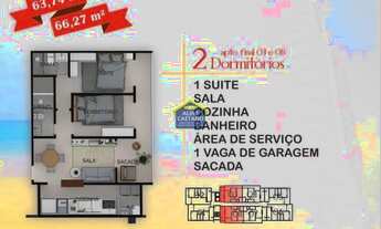 Imagem 7: 2 dorms, 1 suite, sacada, Aviação, 50 mil de entrada