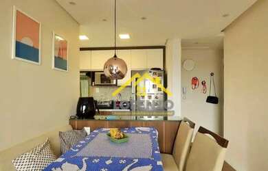 Imagem 3: Apartamento com 2 dormitórios à venda, 47 m² por R$ 320.000 - Parque João Ramalho - Santo