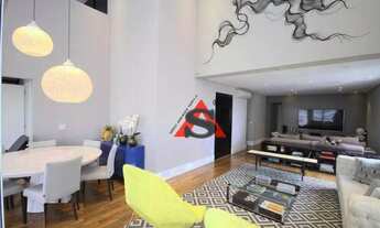 Imagem 5: Apartamento Duplex com 3 dormitórios para alugar, 240 m² por R$ 16.000,00/mês - Jardim Vil