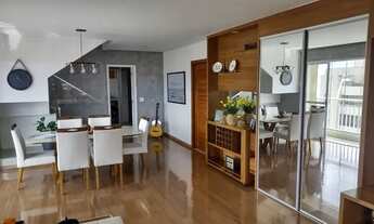 Imagem 2: Cobertura com 3 vagas, 3 suítes no segundo piso, sala ampla anexa a uma área externa com c