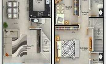 Imagem 5: Sobrado em Rua Horizonte - Alto Umuarama - Uberlândia/MG