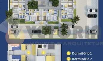 Imagem 3: Apartamento com 2 dormitórios à venda, 49 m² por R$ 320.000,00 - Portal da Fazendinha - Ca