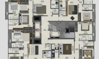 Imagem 4: Apartamento com 4 quartos/dormitórios no bairro Meia Praia, em Itapema - SC