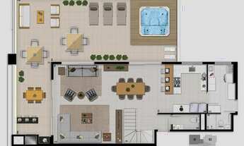Imagem: Cobertura com 4 suítes e 4 vagas de garagem