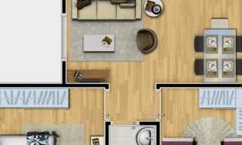 Imagem 2: Apartamento para venda tem 50 metros quadrados com 2 quartos em Jardim Vera Cruz - Sorocab