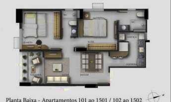 Imagem 4: TF-Lindo Apartamento na Várzea - Edf. Morada Limeira Com 2 Quartos 47 m²