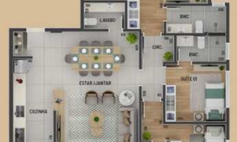 Imagem 2: Apartamento alto padrão com 3 suítes nas Mercês