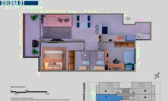 Imagem 7: Apartamento para venda possui 60 metros quadrados com 2 quartos em Tijuca - Rio de Janeiro