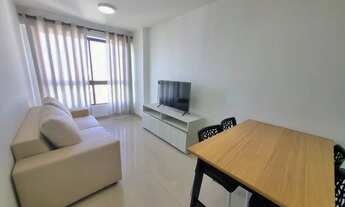 Imagem 4: Aluguel de Belissimo Flat 1 Qto Mobiliado, 33m² Andar Alto, Nascente, Localização Top na