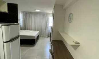 Imagem 4: Flat Qt e Sala Tipo Studio Mobiliado no Beach Class Ilha do Leite. Andar Alto