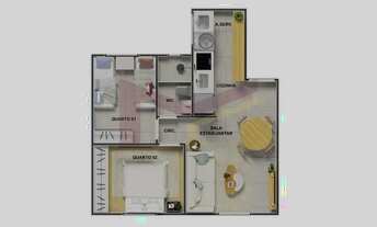 Imagem 6: Apart 2/4 no Jardim Brasil