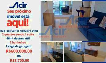 Imagem 2: Apartamento com 2 quartos para venda ou locação, 66m² por R$ 600.000,00 e R$ 3.700,00/mês