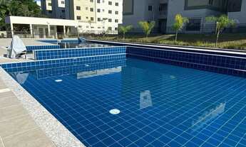 Imagem 2: Alugo apartamento novo de 02 dormitórios, 01 vaga de garagem, em condominio com area de la