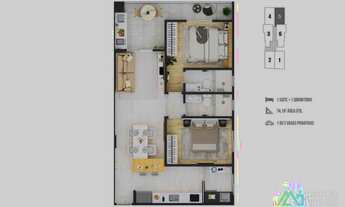 Imagem 6: Apartamento com 2 dorms, Boqueirão, Praia Grande - R$ 434 mil, Cod: 335